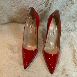 Manolo Blahnik Heels, Stilettos, Pumps, Shoes, Red Women’s EU 42 US 12